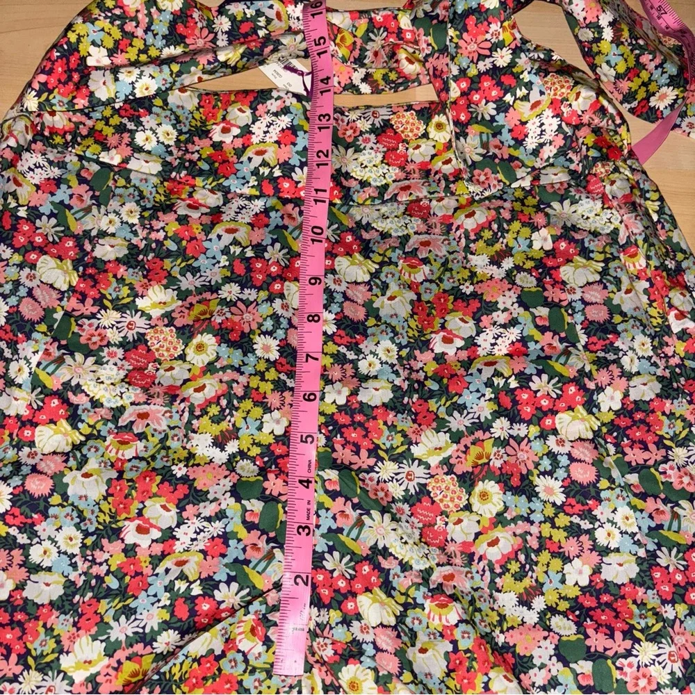 J. Crew x Liberty Tie-waist Short Thorpe Floral Women Sz 12 NWT Romantic Preppy